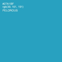 #27A1BF - Pelorous Color Image