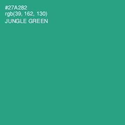 #27A282 - Jungle Green Color Image