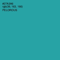 #27A3A6 - Pelorous Color Image