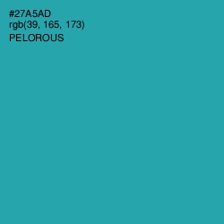 #27A5AD - Pelorous Color Image