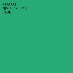 #27AA75 - Jade Color Image