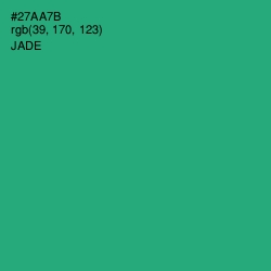 #27AA7B - Jade Color Image