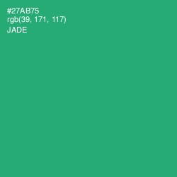 #27AB75 - Jade Color Image