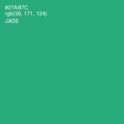 #27AB7C - Jade Color Image