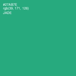 #27AB7E - Jade Color Image