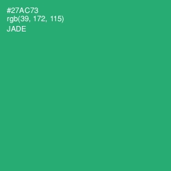#27AC73 - Jade Color Image
