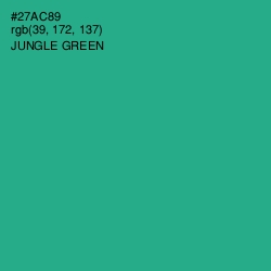 #27AC89 - Jungle Green Color Image
