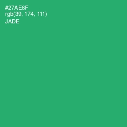 #27AE6F - Jade Color Image