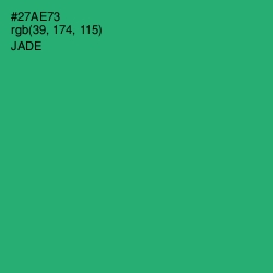 #27AE73 - Jade Color Image