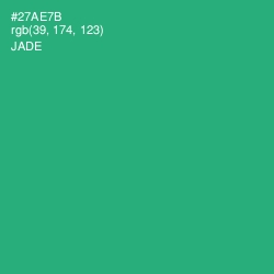#27AE7B - Jade Color Image