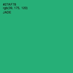 #27AF78 - Jade Color Image