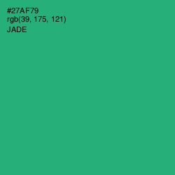 #27AF79 - Jade Color Image