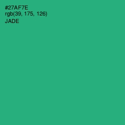 #27AF7E - Jade Color Image