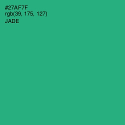 #27AF7F - Jade Color Image