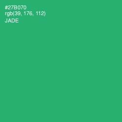 #27B070 - Jade Color Image