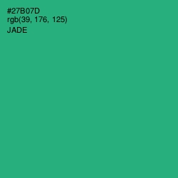 #27B07D - Jade Color Image