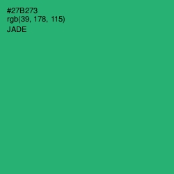 #27B273 - Jade Color Image