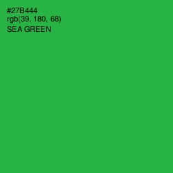 #27B444 - Sea Green Color Image