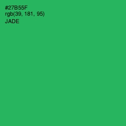 #27B55F - Jade Color Image