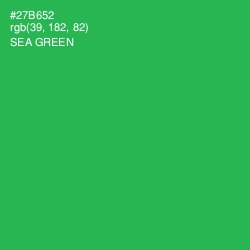 #27B652 - Sea Green Color Image