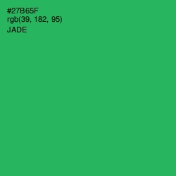 #27B65F - Jade Color Image