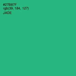 #27B87F - Jade Color Image