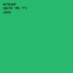 #27BA6F - Jade Color Image