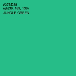 #27BD88 - Jungle Green Color Image