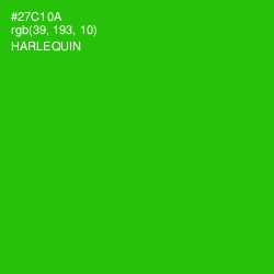 #27C10A - Harlequin Color Image