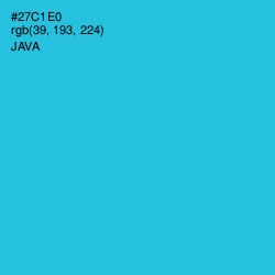 #27C1E0 - Java Color Image