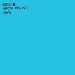 #27C1E1 - Java Color Image