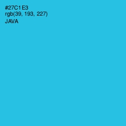 #27C1E3 - Java Color Image