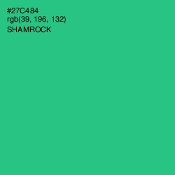 #27C484 - Shamrock Color Image