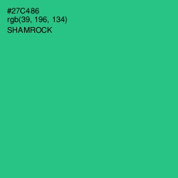 #27C486 - Shamrock Color Image