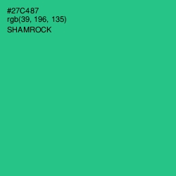 #27C487 - Shamrock Color Image