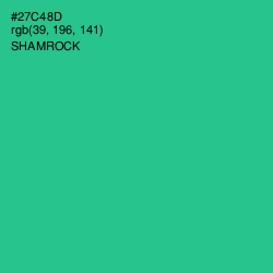 #27C48D - Shamrock Color Image