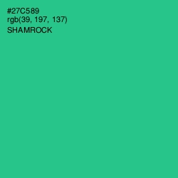 #27C589 - Shamrock Color Image