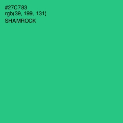 #27C783 - Shamrock Color Image