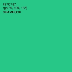 #27C787 - Shamrock Color Image