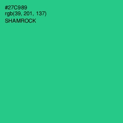 #27C989 - Shamrock Color Image