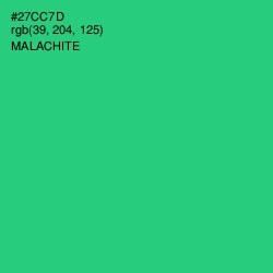 #27CC7D - Malachite Color Image