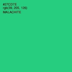 #27CD7E - Malachite Color Image