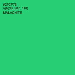 #27CF76 - Malachite Color Image