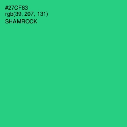 #27CF83 - Shamrock Color Image