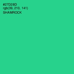#27D28D - Shamrock Color Image