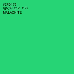 #27D475 - Malachite Color Image