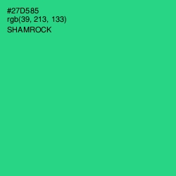 #27D585 - Shamrock Color Image