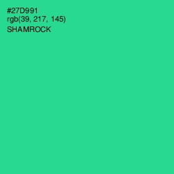 #27D991 - Shamrock Color Image