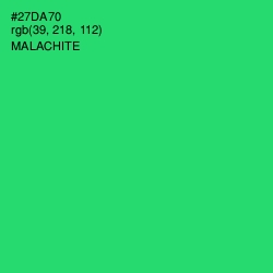 #27DA70 - Malachite Color Image