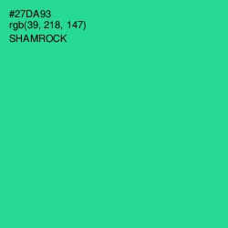 #27DA93 - Shamrock Color Image